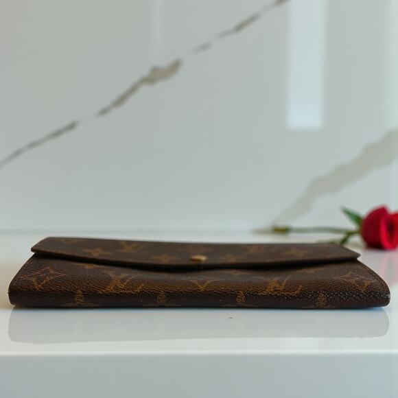 Louis Vuitton Monogram Portefeuille Sarah Purse Long Wallet - Picture 4 of 16